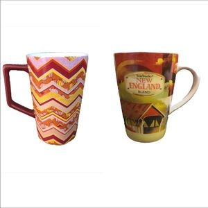 Starbucks Teavanna and New England Blend Fall Mugs